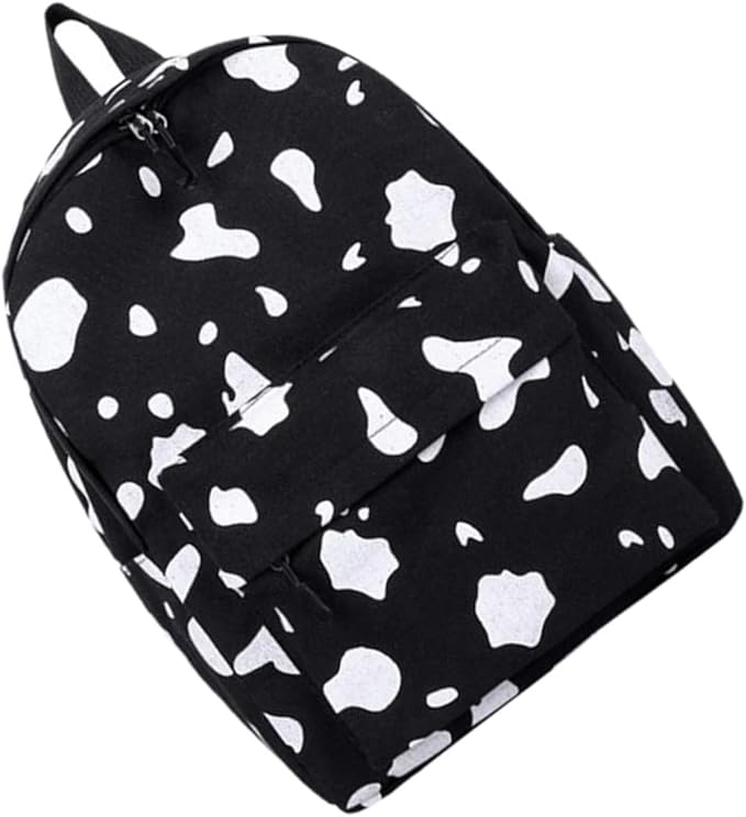 Cow Pattern Backpack Book Bag