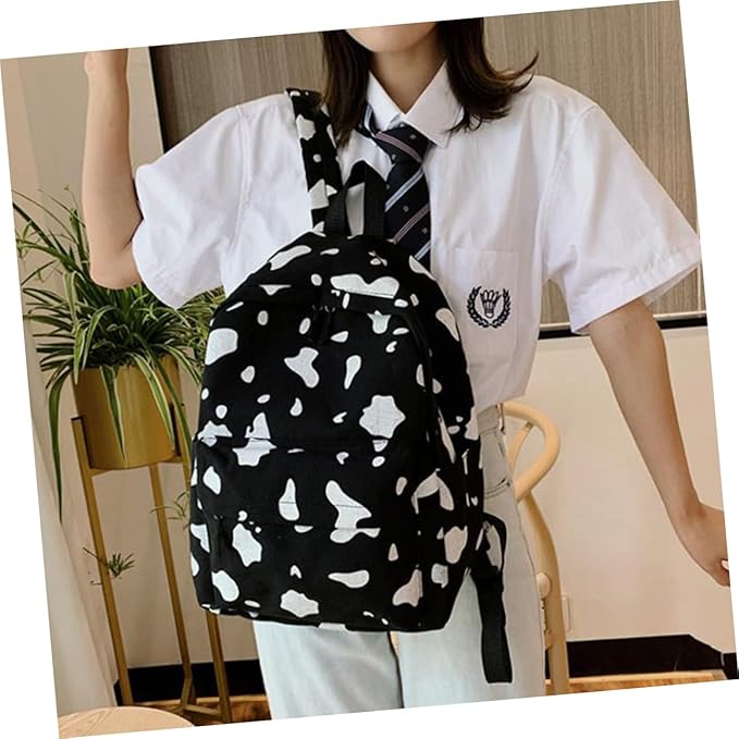 Cow Pattern Backpack Book Bag